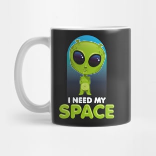 Funny alien introvert Mug